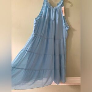 Light blue Women’s Summer Dress. Beautiful flowy dress. Perfect for outings!